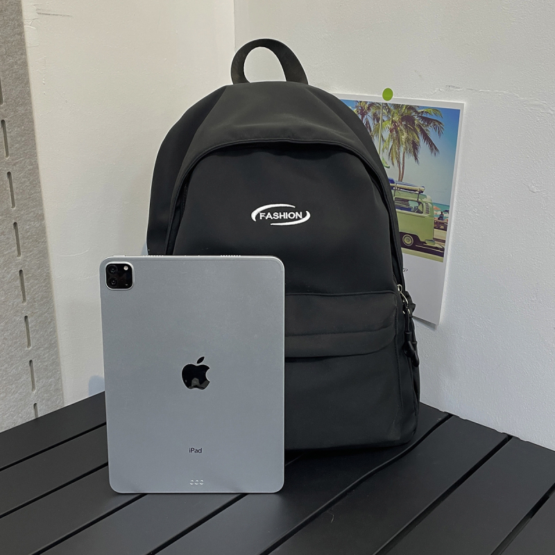 Раница за момичета: компактна училищна раница с модерен стил, Oxford материя, патерн букви/цифри/текст, с вътрешно отделение, триизмерна раница