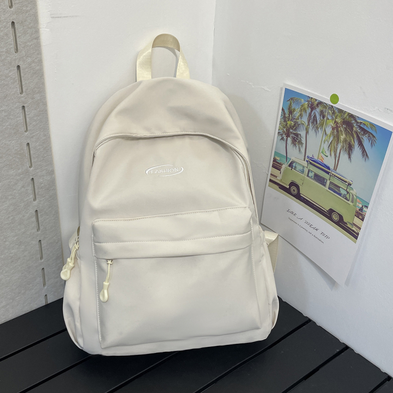 Раница за момичета: компактна училищна раница с модерен стил, Oxford материя, патерн букви/цифри/текст, с вътрешно отделение, триизмерна раница