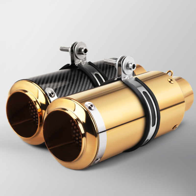 Motocikla izplūdes silenciators, nerūsējošais tērauds, augstas temperatūras izturība, ikdienas braukšanai (Nerūsējošais tērauds; Augstas temperatūras izturība; Ikdienas braukšanai)