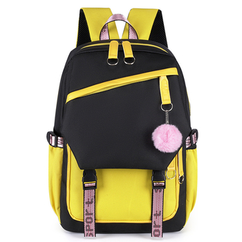 Unisex σακίδιο πλάτης από ύφασμα Oxford, χωρητικότητα 20–35L, καμπύλοι ιμάντες ώμου, γεωμετρικό μοτίβο, στυλ αστικής απλότητας