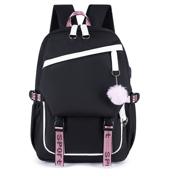 Unisex σακίδιο πλάτης από ύφασμα Oxford, χωρητικότητα 20–35L, καμπύλοι ιμάντες ώμου, γεωμετρικό μοτίβο, στυλ αστικής απλότητας