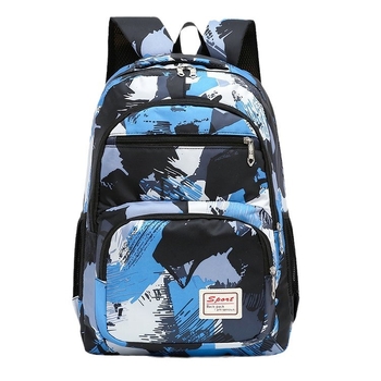 Σακίδιο καθημερινής χρήσης με μεγάλη χωρητικότητα 20–35 L, Oxford ύφανση, ριγέ σχέδιο, συμβατό με φορητό 12 ιντσών, ιμάντες με αερόσφυρα