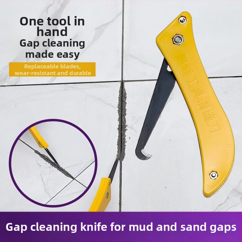 Flīžu un grīdas šuvju tīrīšanas nazis — īpašs instruments šuvju griešanai un tīrīšanai, zīmols The First Force, kategorija Crevice brush, materiāls Regular