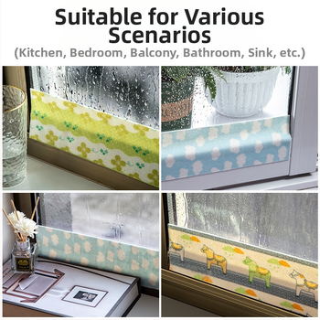 Αυτοκόλλητο τοίχου – PVC + μη υφαντό ύφασμα, με σχέδιο φυτών, αδιάβροχο, αντιστατικό, 1 τεμάχιο, κατάλληλο για κουζίνα και μπάνιο