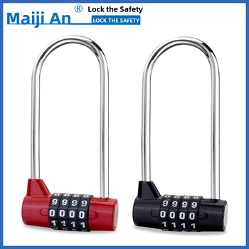 Μηχανική κλειδαριά με κωδικό από ψευδάργύρου κράμα, μοντέλο ZCU9541-9544, πάχος 5 mm της ράβδου κλειδώματος, απόσταση 36 mm μεταξύ ράβδων, κατάλληλη για ντουλάπια αρχείων, ντουλάπια και τσάντες γυμναστηρίου