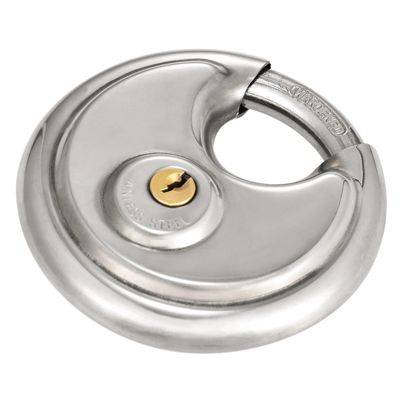 Οικογενειακή κλειδαριά από ανοξείδωτο ατσάλι τύπου C, κυκλική για πύλη