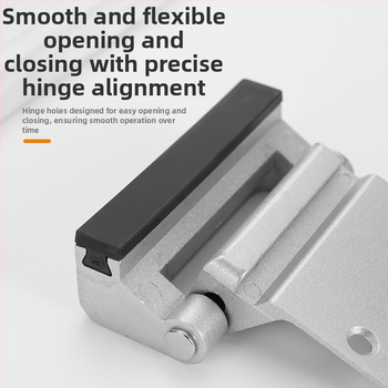 Κλειδαριά πόρτας κατά της κλοπής, κράμα αλουμινίου, μοντέλο 001, για ξύλινες πόρτες, ηλεκτροπλατιωμένο φινίρισμα, μοντέρνο μινιμαλιστικό στυλ