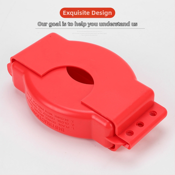 BAODSAFE ABS заключване за gate valve, модел BDS-F8616, заключване за индустриален клапан с ръкохватка от инженерна пластмаса, модерен дизайн