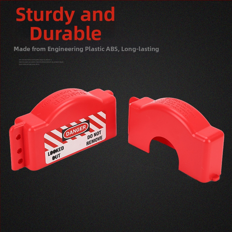 BAODSAFE ABS заключване за gate valve, модел BDS-F8616, заключване за индустриален клапан с ръкохватка от инженерна пластмаса, модерен дизайн