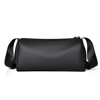 Feisha vīriešu PU ādas plecu soma ar poliestera oderi, nodilumizturīga, 2024. gada pavasaris