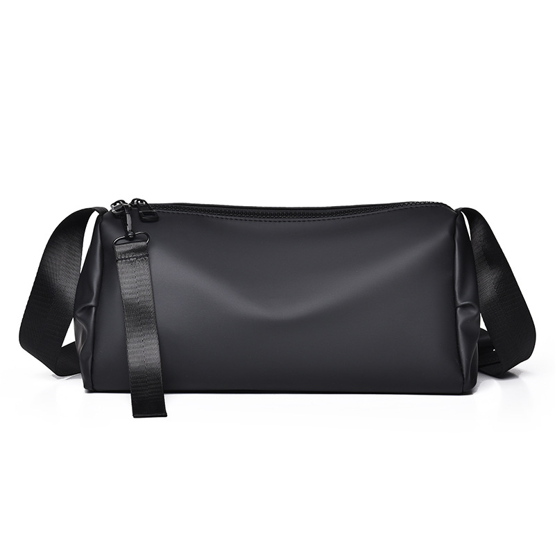 Feisha vīriešu PU ādas plecu soma ar poliestera oderi, nodilumizturīga, 2024. gada pavasaris