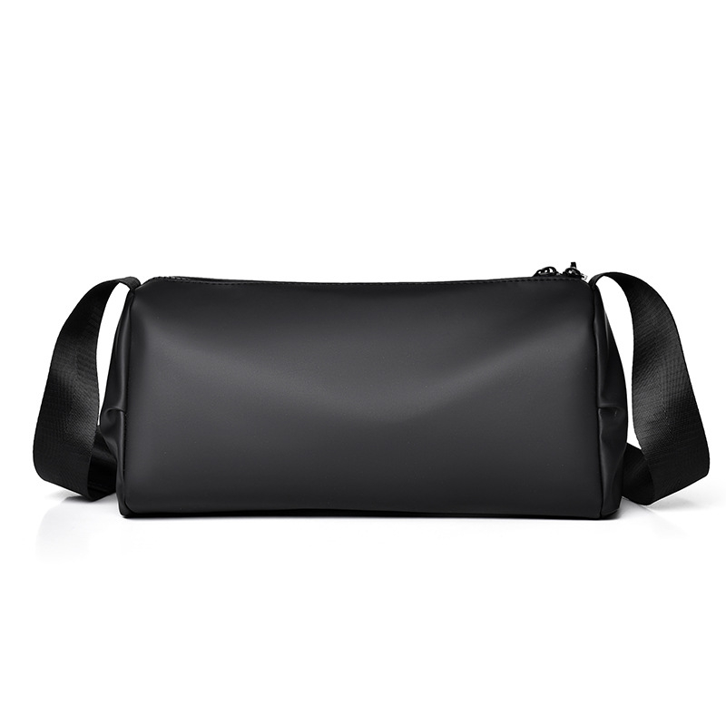 Feisha vīriešu PU ādas plecu soma ar poliestera oderi, nodilumizturīga, 2024. gada pavasaris