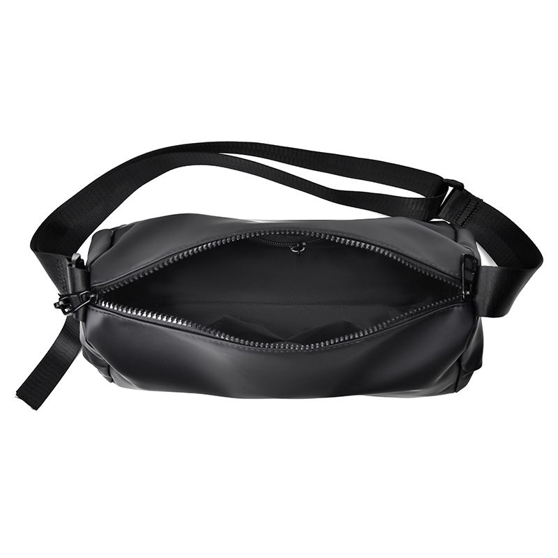 Feisha vīriešu PU ādas plecu soma ar poliestera oderi, nodilumizturīga, 2024. gada pavasaris