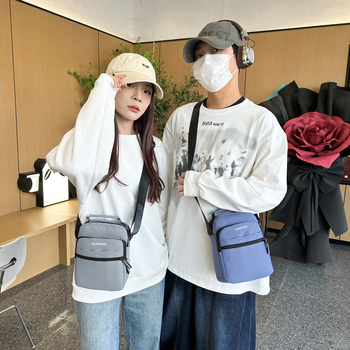 Vīriešu pleca soma ceļojumiem, viegla, Oxford audums, poliestera odere, elpojoša