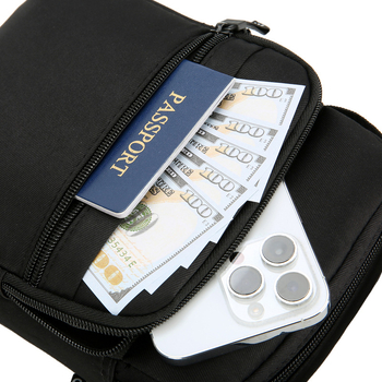 Vīriešu pleca soma ceļojumiem, viegla, Oxford audums, poliestera odere, elpojoša