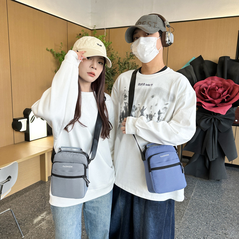 Vīriešu pleca soma ceļojumiem, viegla, Oxford audums, poliestera odere, elpojoša