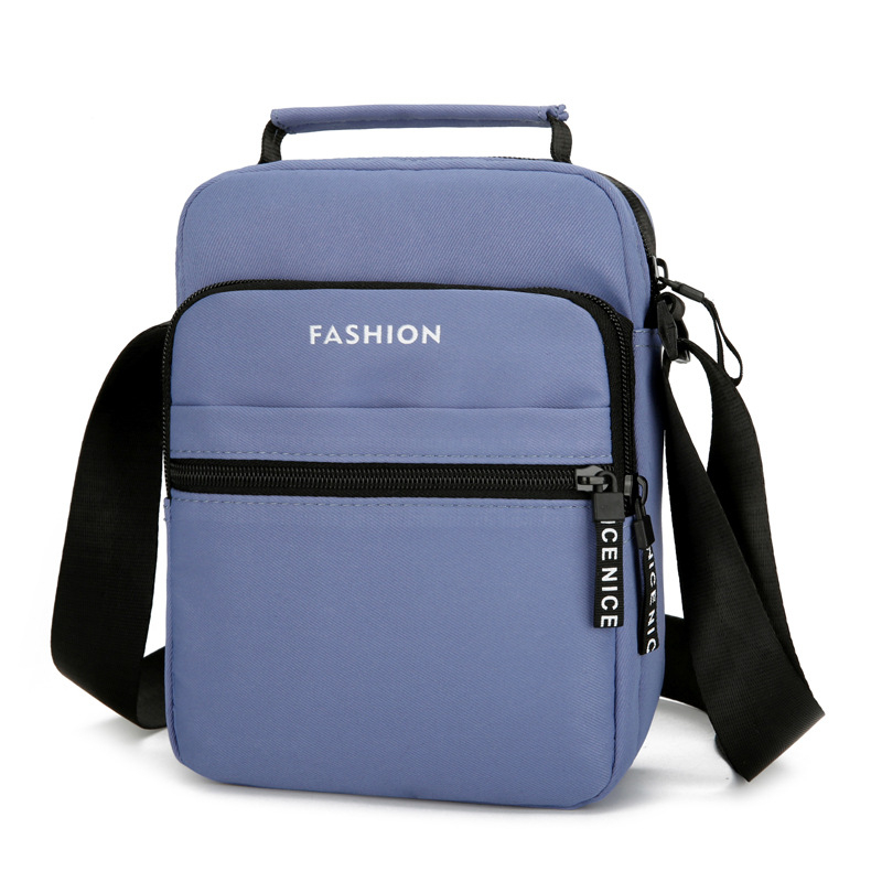 Vīriešu pleca soma ceļojumiem, viegla, Oxford audums, poliestera odere, elpojoša