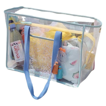 Τσαντάκι καλλυντικών PVC τετράγωνου σχήματος για ταξίδια – μεγάλη χωρητικότητα, αδιάβροχο, πολυλειτουργική αποθήκευση καλλυντικών και ειδών υγιεινής