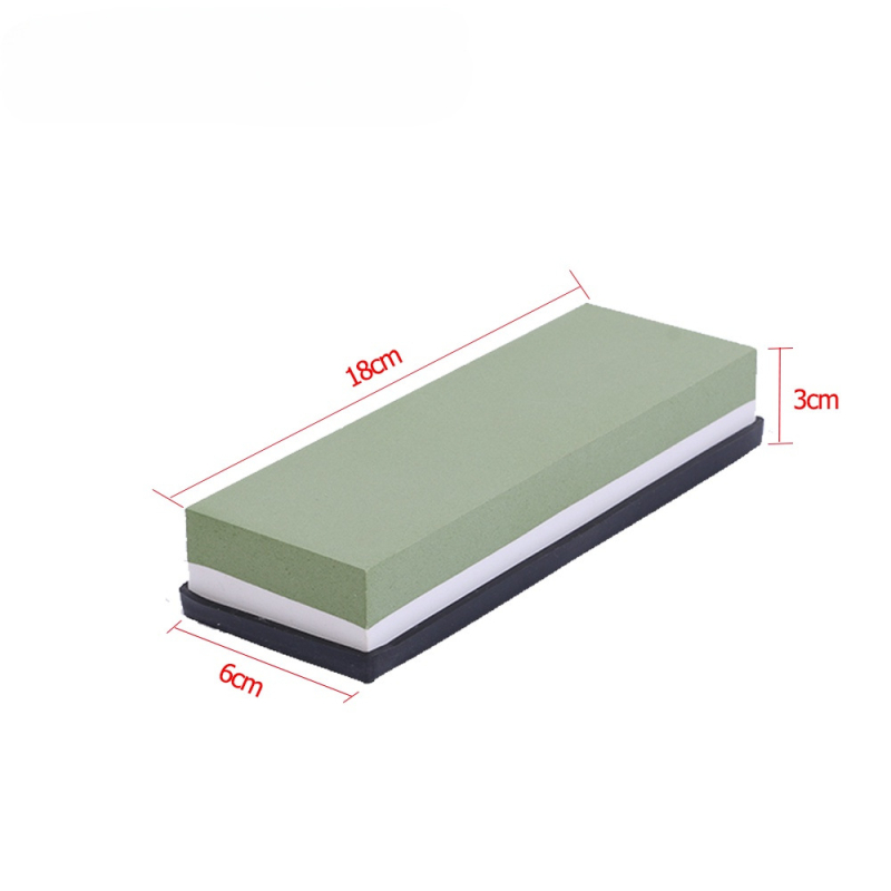 Dvipusis korundinis šlifavimo akmuo, aliejinis akmuo virtuvės ir lauko naudojimui, modernus minimalistinis stilius