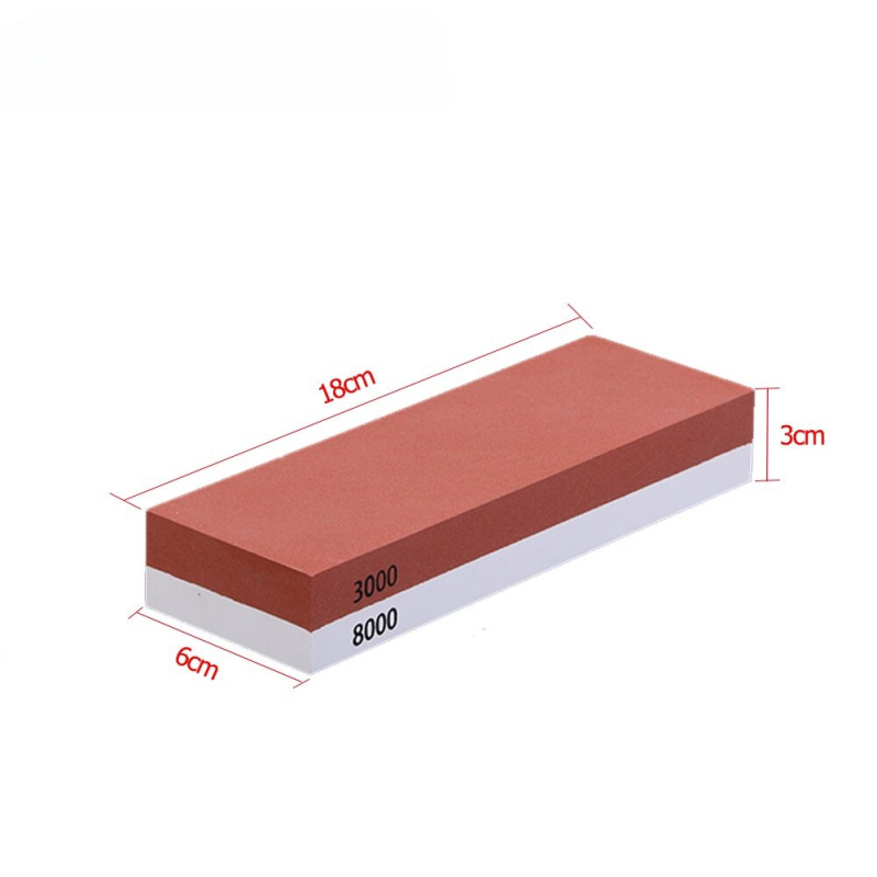 Dvipusis korundinis šlifavimo akmuo, aliejinis akmuo virtuvės ir lauko naudojimui, modernus minimalistinis stilius