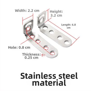 Βραχίονας στερέωσης προβολέα μοτοσικλέτας από κράμα αλουμινίου, σφιγκτήρας για κύκλο σωλήνα, μοντέλο Card tube seven-character bracket, συμβατό με μοτοσικλέτες και ηλεκτρικά οχήματα