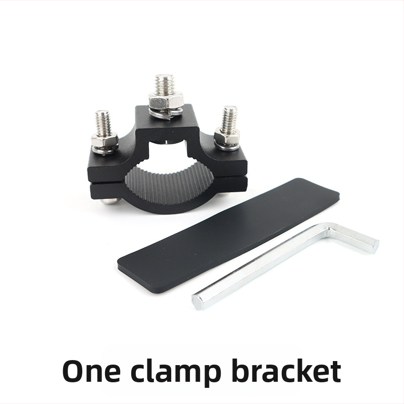 Βραχίονας στερέωσης προβολέα μοτοσικλέτας από κράμα αλουμινίου, σφιγκτήρας για κύκλο σωλήνα, μοντέλο Card tube seven-character bracket, συμβατό με μοτοσικλέτες και ηλεκτρικά οχήματα