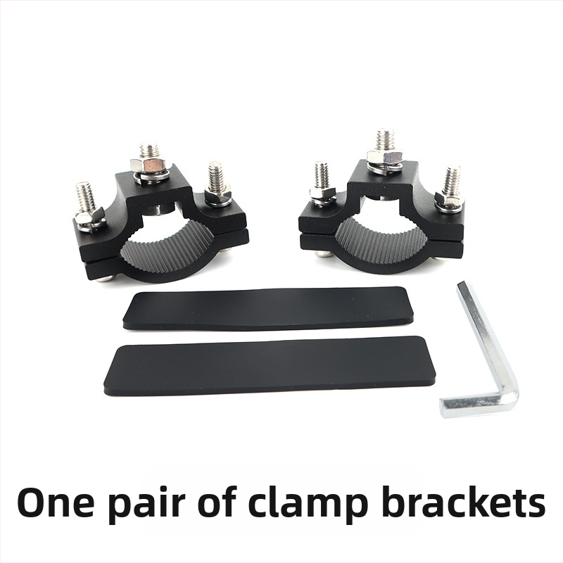 Βραχίονας στερέωσης προβολέα μοτοσικλέτας από κράμα αλουμινίου, σφιγκτήρας για κύκλο σωλήνα, μοντέλο Card tube seven-character bracket, συμβατό με μοτοσικλέτες και ηλεκτρικά οχήματα