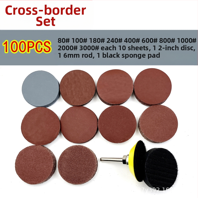 Дискове за шлайфане със флокирана подложка, самозалепващи, алуминиев оксид, за шлайфане и полиране, дърво/метал/индустриални приложения