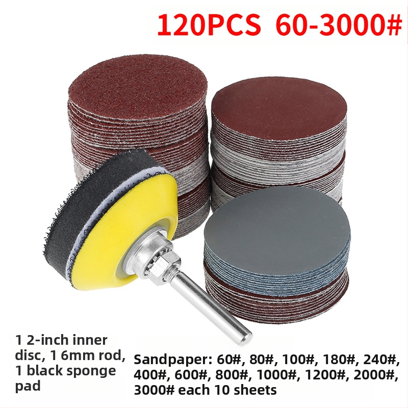 Дискове за шлайфане със флокирана подложка, самозалепващи, алуминиев оксид, за шлайфане и полиране, дърво/метал/индустриални приложения