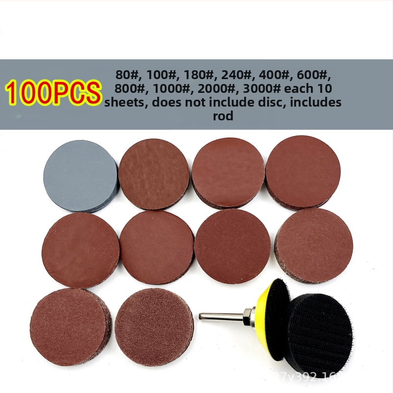 Дискове за шлайфане със флокирана подложка, самозалепващи, алуминиев оксид, за шлайфане и полиране, дърво/метал/индустриални приложения