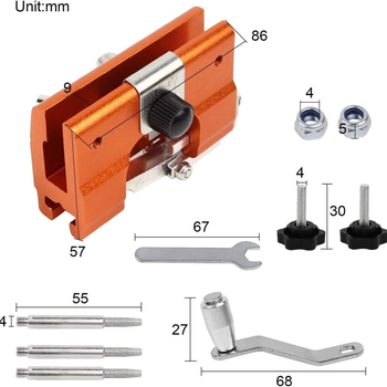 Χειροκίνητο τριβείο για αλυσίδες αλυσοπρίονου, Yimaji, υψηλής ταχύτητας κράμα HSS