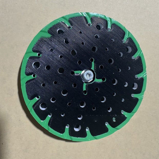 Gaisa slīpēšanas iekārta ar 17 atverēm un vakuuma plāksni, sausā slīpēšana