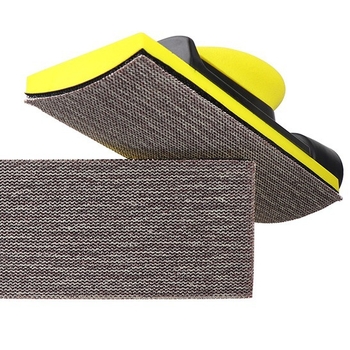 Sea Flying Shark флокирана самозалепваща шкурка за сухо шлайфане с мрежеста повърхност за автомобили и дърво