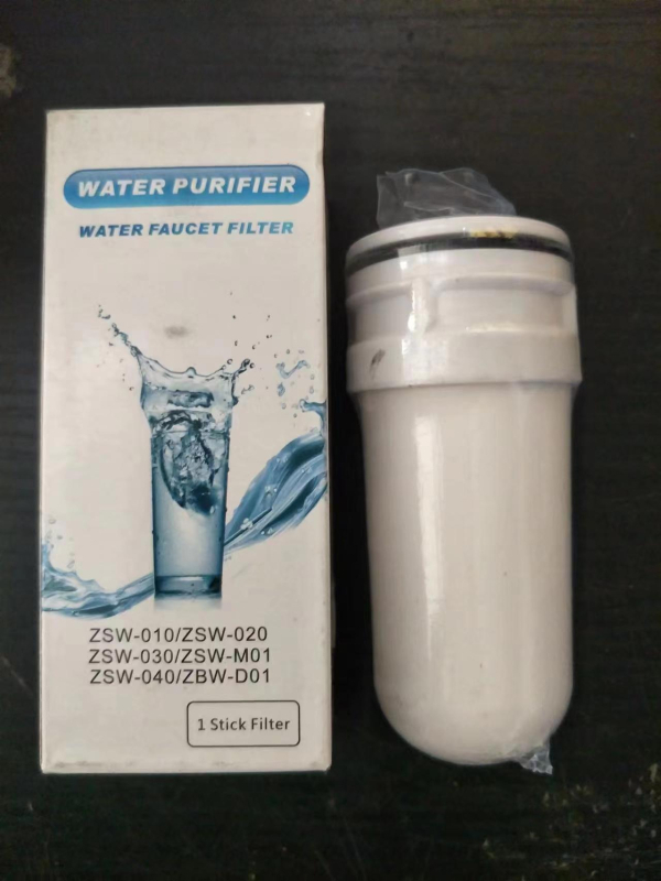 7-laipsnių keramikos filtras krano vandens valymui, be montavimo, keičiamas filtras, 1000 L/dienai