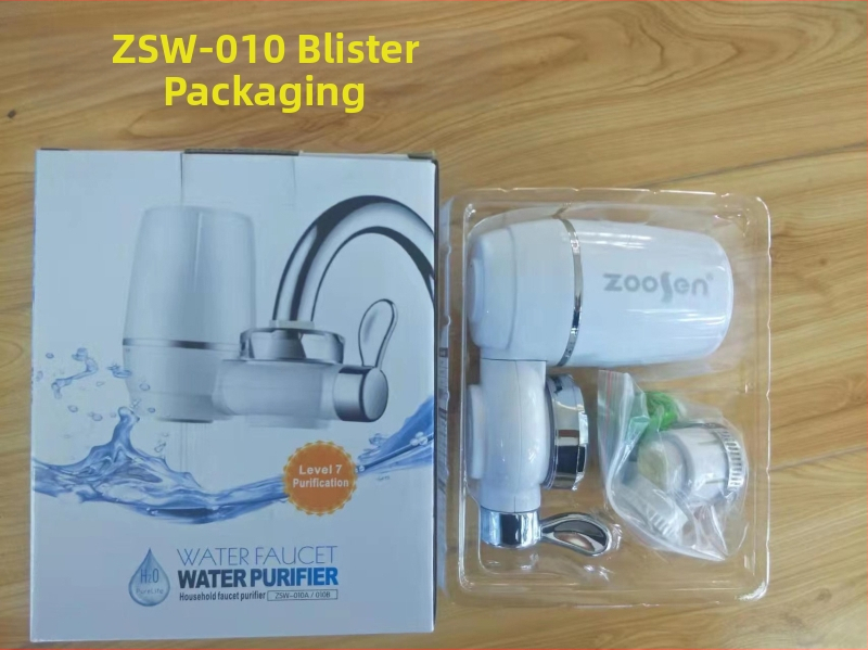 7-laipsnių keramikos filtras krano vandens valymui, be montavimo, keičiamas filtras, 1000 L/dienai