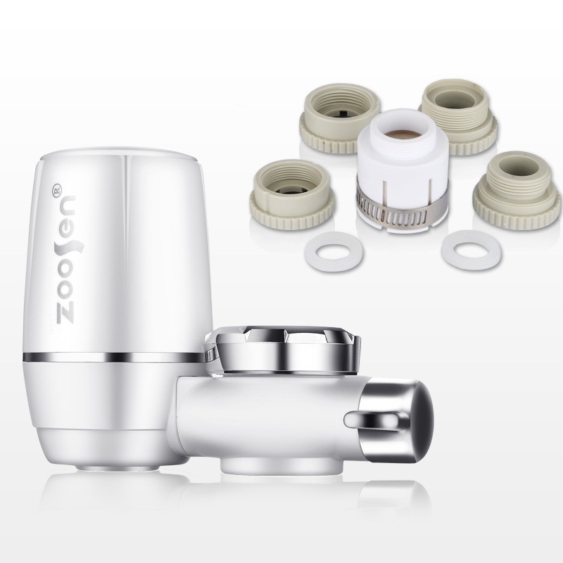 7-laipsnių keramikos filtras krano vandens valymui, be montavimo, keičiamas filtras, 1000 L/dienai