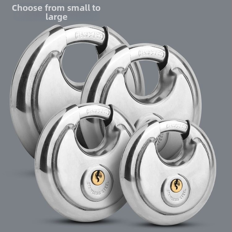 Κλειδαριά ασφαλείας από ανοξείδωτο ατσάλι, Τύπος C, Αντι-σπασμού, Αντι-διάρρηξης, Αδιάβροχη για εξωτερική χρήση, για πόρτες αποθήκης