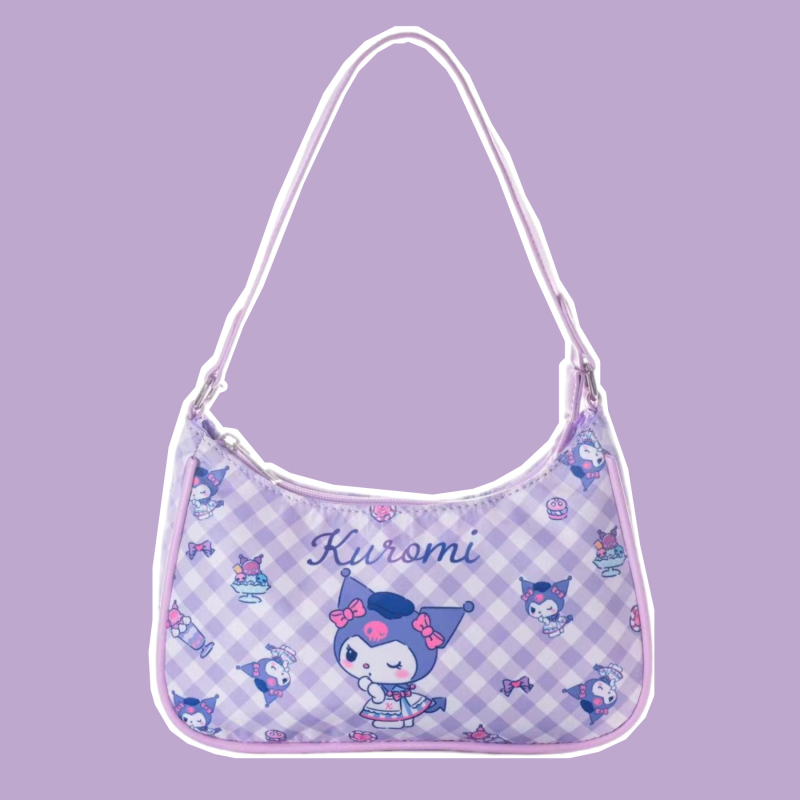 Pečių krepšys - PU oda, užtrauktukas, telefono kišenė, poliesterio įdaila