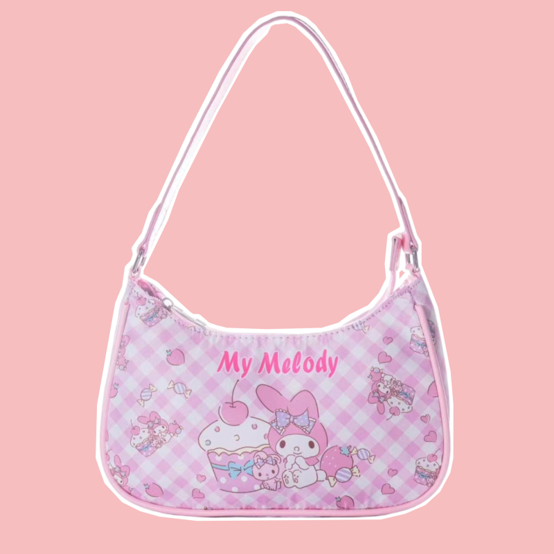 Pečių krepšys - PU oda, užtrauktukas, telefono kišenė, poliesterio įdaila