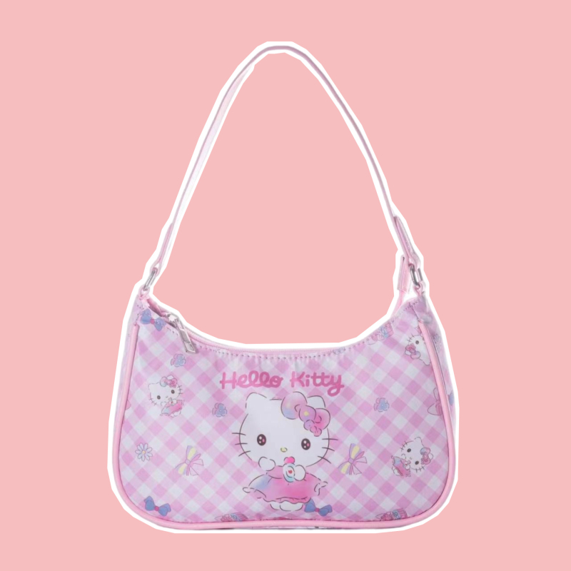 Pečių krepšys - PU oda, užtrauktukas, telefono kišenė, poliesterio įdaila