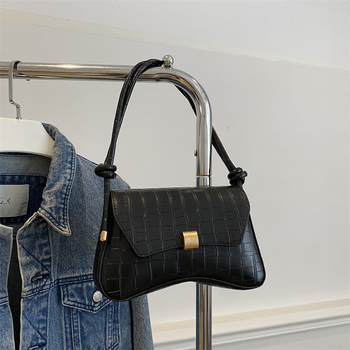 Τσάντα χιαστί καθημερινής χρήσης — αστικός μινιμαλισμός, PU υλικό, οριζόντια τετράγωνη μορφή, κλείσιμο τύπου φάκελος, εσωτερική θήκη για κινητό