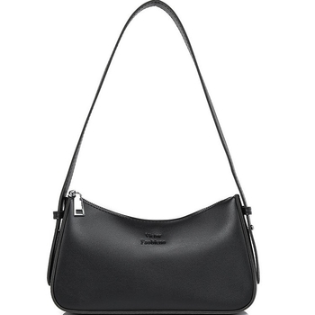 PU rankinė miesto minimalistiniam stiliui, horizontaliai kvadratinė forma, užtrauktukas, PU pamušalas, vidinė ID kišenė, su tarpine sluoksniu ir vienu pečių diržu