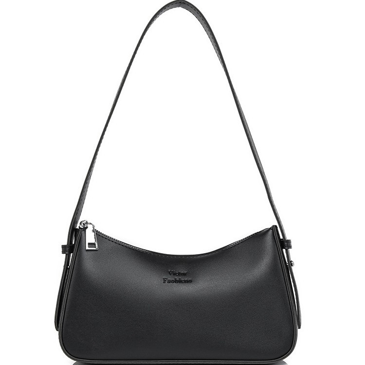 PU rankinė miesto minimalistiniam stiliui, horizontaliai kvadratinė forma, užtrauktukas, PU pamušalas, vidinė ID kišenė, su tarpine sluoksniu ir vienu pečių diržu