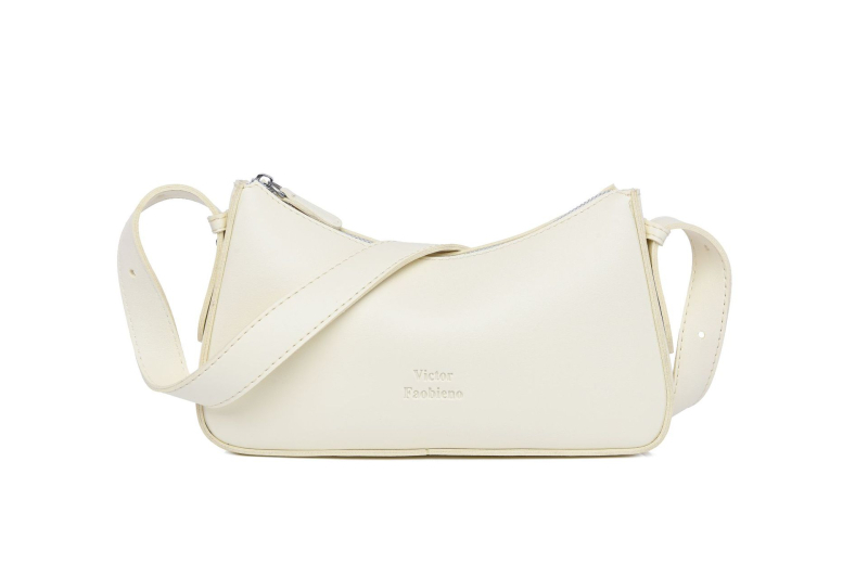 PU rankinė miesto minimalistiniam stiliui, horizontaliai kvadratinė forma, užtrauktukas, PU pamušalas, vidinė ID kišenė, su tarpine sluoksniu ir vienu pečių diržu