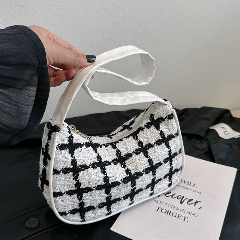 Pečių rankinė, gatvės stiliaus, kanvas medžiaga, horizontali kvadratinė forma, užtrauktukas, telefono kišenė