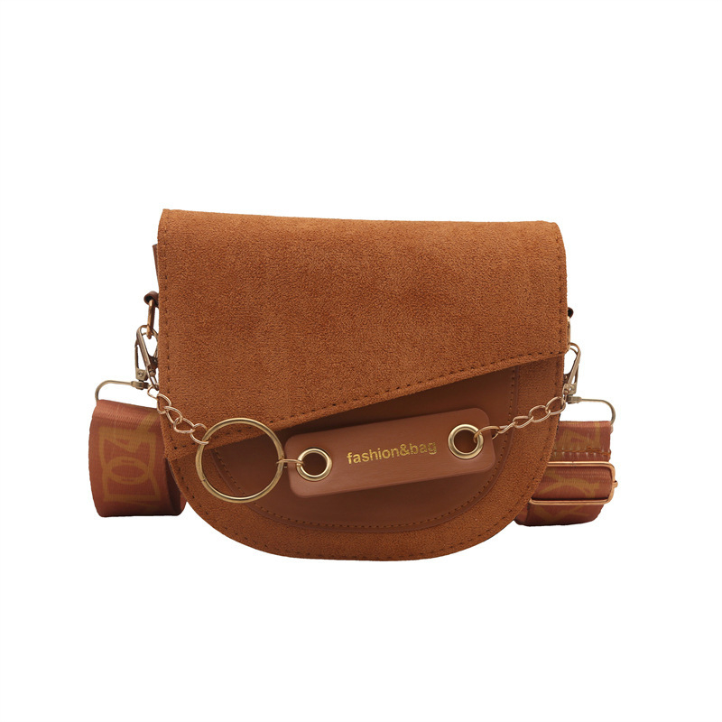 PU torbica preko tijela, ulični trend, dizajn saddle bag, vodoravno četvrtastog oblika, magnetska kopča, unutarnja pretinac sa zipom