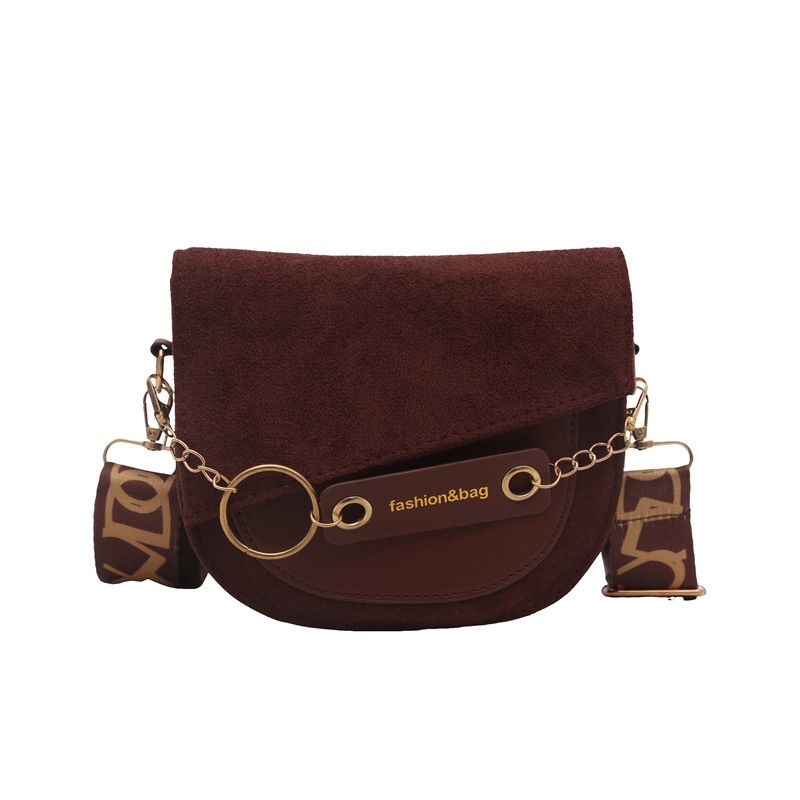 PU torbica preko tijela, ulični trend, dizajn saddle bag, vodoravno četvrtastog oblika, magnetska kopča, unutarnja pretinac sa zipom