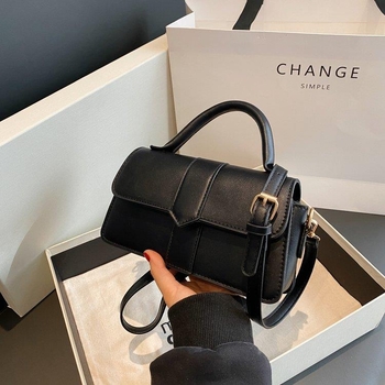 Zunen ženska crossbody torba, PU koža, horizontalan kvadratni oblik, magnetsko zatvaranje, unutarnja džep za mobitel