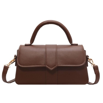 Zunen ženska crossbody torba, PU koža, horizontalan kvadratni oblik, magnetsko zatvaranje, unutarnja džep za mobitel