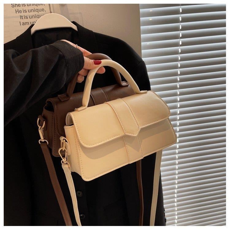 Zunen ženska crossbody torba, PU koža, horizontalan kvadratni oblik, magnetsko zatvaranje, unutarnja džep za mobitel